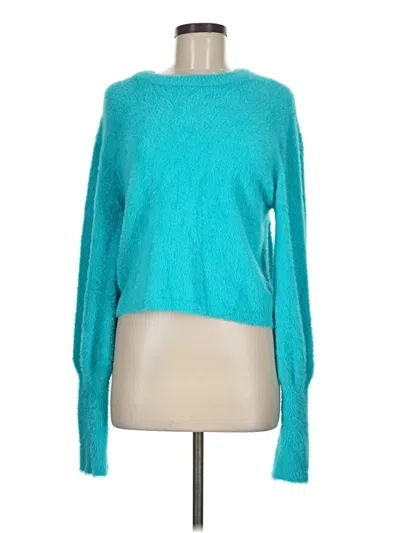 Pre-owned Sincerely Ours Pullover Sweater In Teal