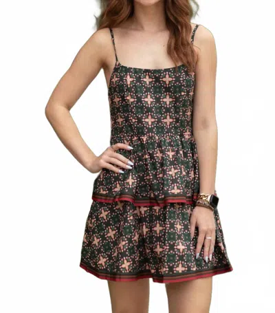 Sincerely Ours Rina Dress In Floral Tile In Multi