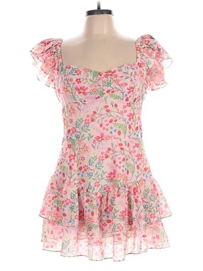 Pre-owned Sincerely Ours Romper In Pink
