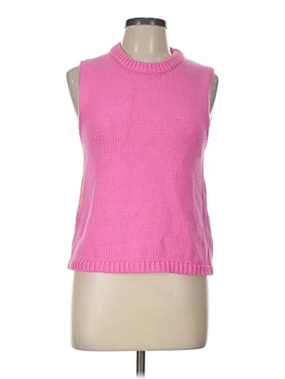 Pre-owned Sincerely Ours Sweater Vest In Pink