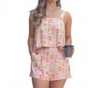 Sincerely Ours Pixie Tank Top In Pink Sand Beach In Pink