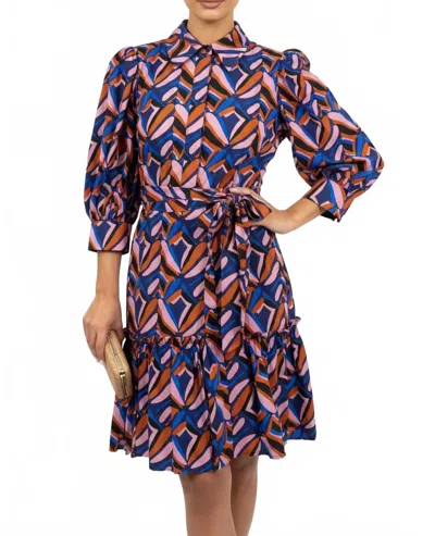 Sincerely Ours Yara Dress In Abstract In Multi