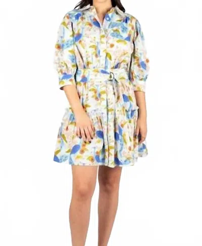 Sincerely Ours Yara Dress In Spring Garden Peacock Multi