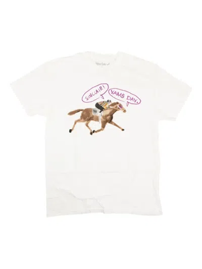 Sinclair Beach Horse T-shirt In White