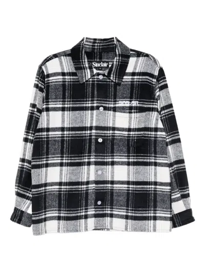 Sinclair Checked Shirt In Black