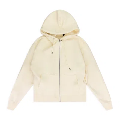 SINCLAIR CREAM BASIC ZIP HOODIE