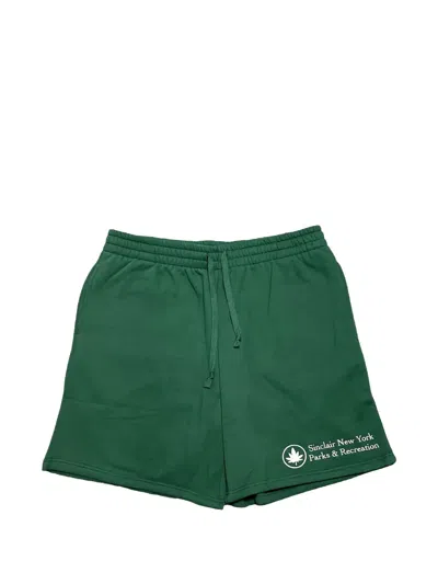 Sinclair Drawstring Sweat Shorts In Green