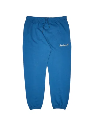 Sinclair Embroidered Logo Sweatpants In Blue