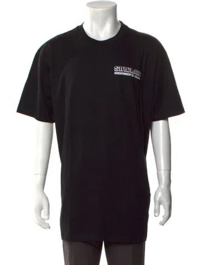 Pre-owned Sinclair Graphic Print Crew Neck T-shirt W/ Tags In Black