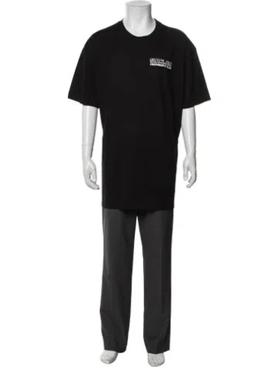 Pre-owned Sinclair Graphic Print Crew Neck T-shirt W/ Tags In Black
