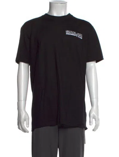 Pre-owned Sinclair Graphic Print Crew Neck T-shirt W/ Tags In Black