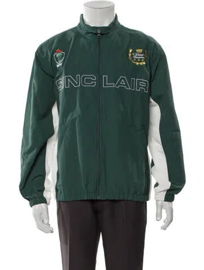 Pre-owned Sinclair Graphic Print Windbreaker W/ Tags In Multi