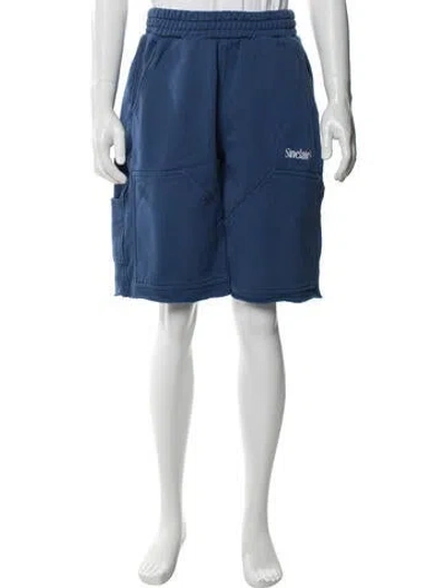 Pre-owned Sinclair Jogger Shorts In Blue
