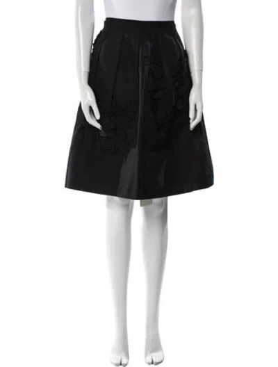 Pre-owned Sinclair Knee-length Skirt In Black