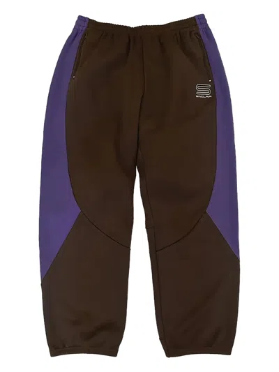 Sinclair Logo-detail Track Pants In Brown