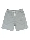 Sinclair Script Logo Mesh Grey Shorts In Gray