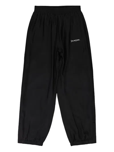 SINCLAIR LOGO-EMBROIDERED TRACK PANTS