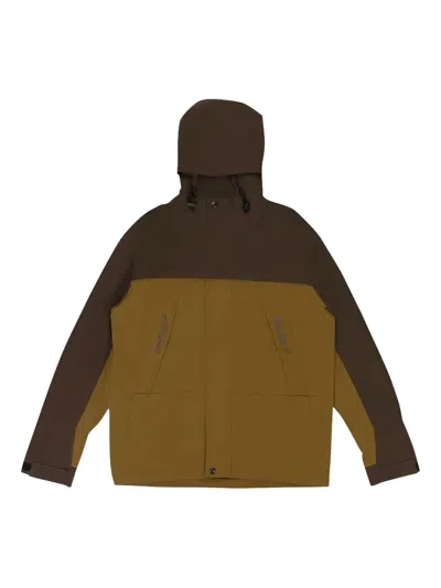 SINCLAIR LOGO-PRINT HOODED JACKET