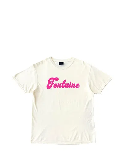Sinclair Logo-print Short-sleeve T-shirt In White