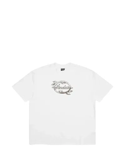 Sinclair Logo-print T-shirt In White
