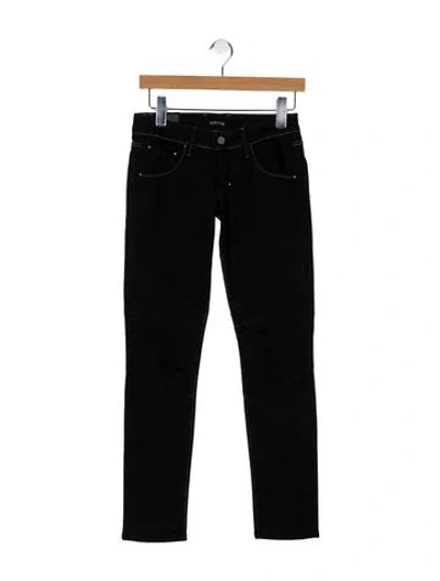 Pre-owned Sinclair Low-rise Skinny Leg Jeans In Black