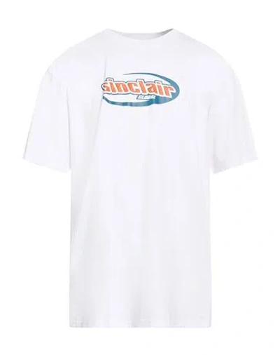 Sinclair Man T-shirt White Size Xl Cotton