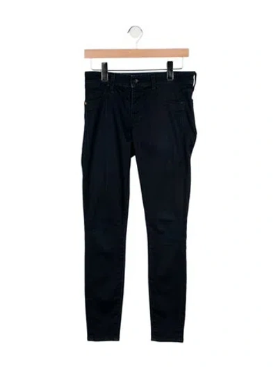 Pre-owned Sinclair Mid-rise Skinny Leg Jeans In Black