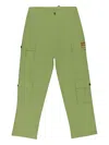 Sinclair Multi-pocket Cargo Trousers In Green