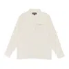 Sinclair Pure Uncut Linen White Button Down Shirt In White