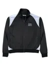 Sinclair Smt190 Logo-embroidered Panelled Track Jacket In Black