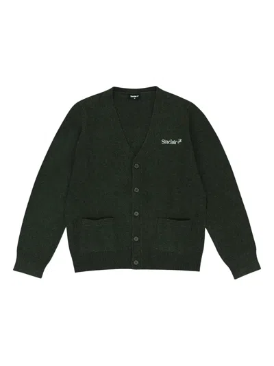 Sinclair Stadium Clairdigan "green" Cardigan In Black