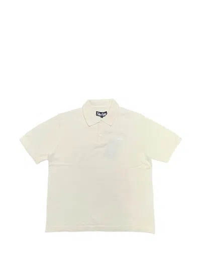 Sinclair Straight-hem Polo Shirt In Neutral