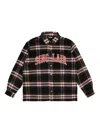 Sinclair Tackle Twill Ls Flannel Shirt In Black
