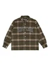 Sinclair Tackle Twill Ls Flannel Shirt In Green