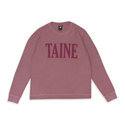 Sinclair Taine Thermal Burgundy Short Sleeve T-shirt In Red