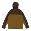 Sinclair Two Tone Interior Brown Caramel Work Jackets In Brown