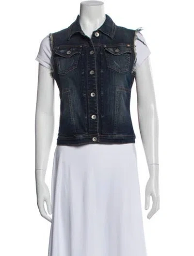 Pre-owned Sinclair Vest In Blue