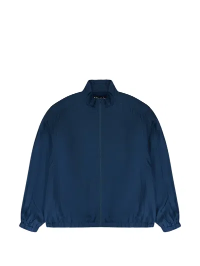 Sinclair Zip-up Track Jacket In Brown