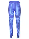Sinead Gorey Digitally Print Lycra Leggings In Blue