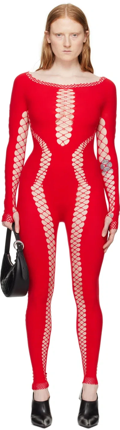 Sinead Gorey Red Cut Out Jumpsuit