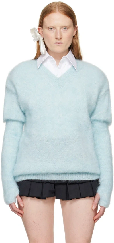 Sinéad O’dwyer Blue School Sweater In Dove
