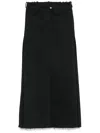 Sinéad O’dwyer Fold Maxi Skirt In Black
