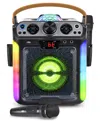 Singing Machine Groove Disco Bluetooth Karaoke System In Black