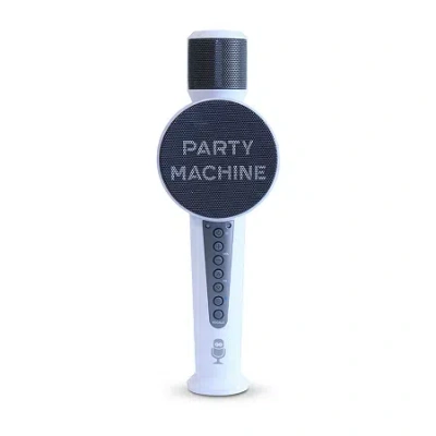 Singing Machine Karaoke Microphone In White