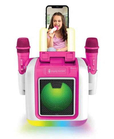 Singing Machine My Cube Studio Bluetooth Karaoke Pink