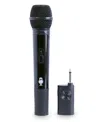 Singing Machine , Portable Handheld, Wireless Microphone For Karaoke, Black In Black