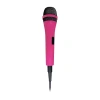 Singing Machine Unidirectional Dynamic Microphone Pink In Pink