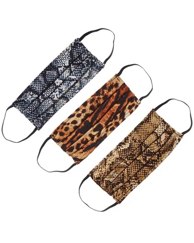 Single Set Of 3 Cloth Face Mask In Multi