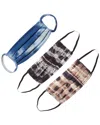 Single Set Of 3 Cloth Face Masks