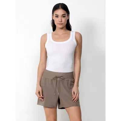 Single Stitch Lightweight Cargo Short In Brown